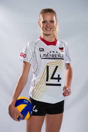 04.06.2015, Bundesleistungszentrum, Kienbaum Volleyball, Fotoshooting Nationalmannschaft Frauen Margareta Kozuch ( 14 GER)