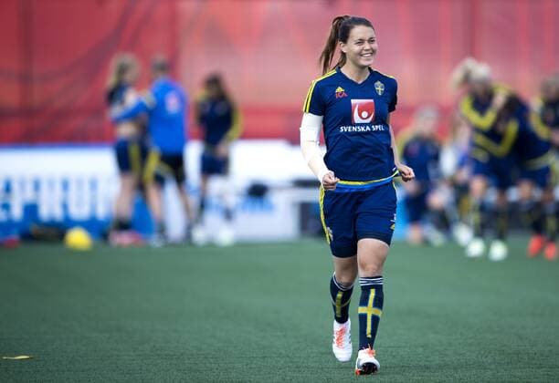 Aktuell Fußball, Damen WM in Kanada, Training Nationalteam Schweden June 17, 2015 - Edmonton: Emilia Appelqvist - Training Nationalteam Schweden, Fussball WM der Damen.  - ZUMAb138