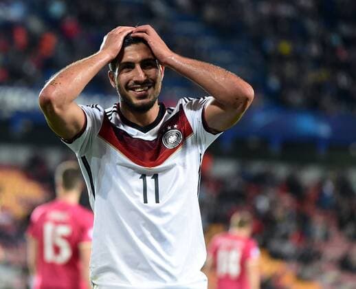 17.06.2015, xjhx, Fussball Europameisterschaft 2015 U21 U 21 Deutschland - Serbien, v.l. Emre Can (Deutschland U21) enttaeuscht, enttaeuscht schauend, dissapointed