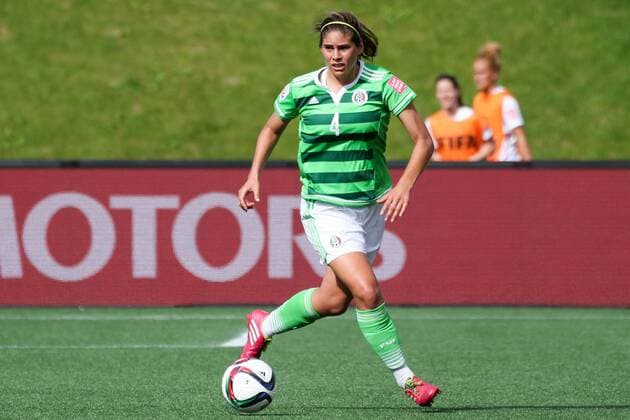 Alina Garciamendez (Mexiko), Freisteller, Einzelbild, Aktion, Action, Fussball, FIFA Frauen-WM 2015, Mexiko - Frankreich, xozx