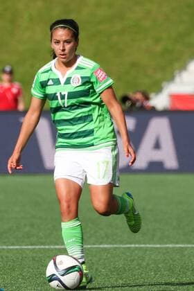 Veronica Perez (Mexiko), Freisteller, Einzelbild, Aktion, Action, Fussball, FIFA Frauen-WM 2015, Mexiko - Frankreich, xozx