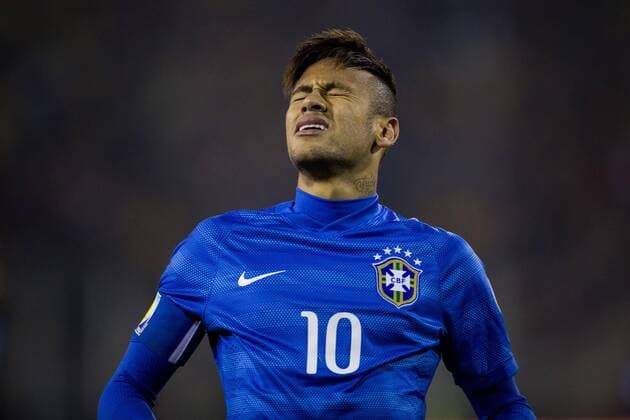 Brazil vs Colombia SANTIAGO, SC - 17 06 2015: BRAZIL X COLOMBIA - Neymar Jr. during match between Brazil vs Colombia, valid for the second round of the first phase of Group C of the Copa America 2015 held at the Estadio Monumental David Arellano. (Photo: Marcelo Machado de Melo FotoArena)  MarceloxMachadoxdexMelo