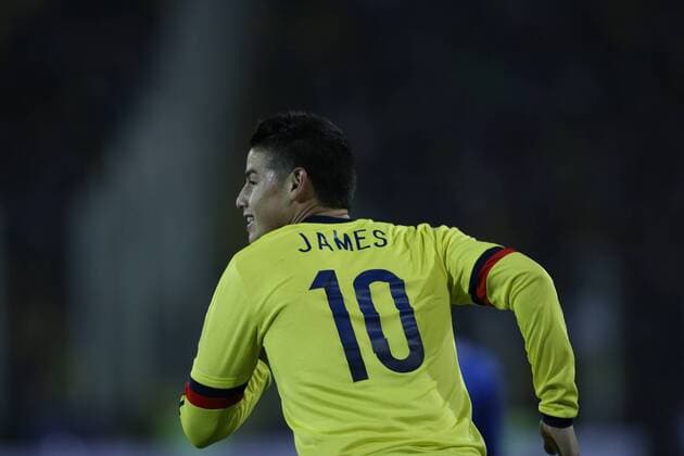 James Rodriguez Brazil vs Colombia SANTIAGO, SC - 17 06 2015: BRAZIL X COLOMBIA - Photo during the match between Brazil vs Colombia, valid for Football, held at the Monumental Stadium in Santiago. (Photo: Carlos Ezequiel Vannoni FotoArena)  CarlosxEzequielxVannoni