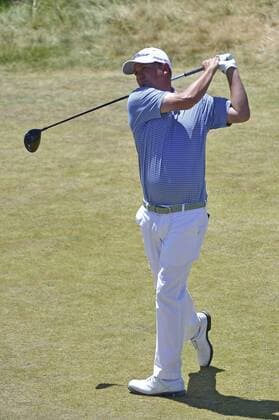 Aktuell Golf, US Open, Training June 17, 2015..Jason Dufner hits a drive on the 18th tee during a Wednesday practice round at the U.S. Open at CHAMBERS BAY, University Place, Washington. . .George Holland Cal Media. PGA Golf Herren Tour 2015: US Open Championship JUN 17 - ZUMAch4_