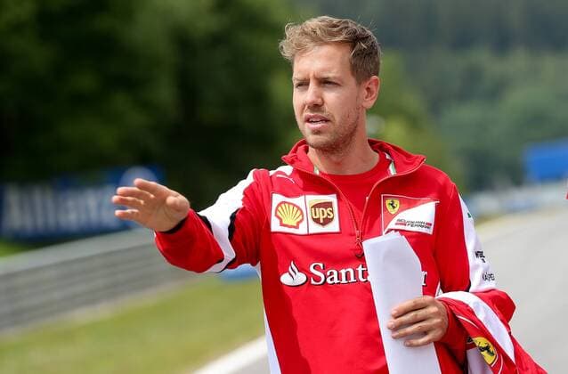 FORMULA 1 - GP of Austria 2015 SPIELBERG,AUSTRIA,18.JUN.15 - MOTORSPORTS, FORMULA 1 - Grand Prix of Austria, Red Bull Ring, preview. Image shows Sebastian Vettel (GER Scuderia Ferrari). GEPAxpictures xChristianxWalgram
