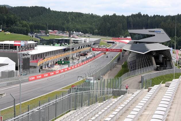 FORMULA 1 - GP of Austria 2015 SPIELBERG,AUSTRIA,18.JUN.15 - MOTORSPORTS, FORMULA 1 - Grand Prix of Austria, Red Bull Ring, preview. Image shows start and finish straight away. GEPAxpictures xHaraldxSteiner