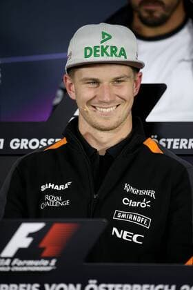 FORMULA 1 - GP of Austria 2015 SPIELBERG,AUSTRIA,18.JUN.15 - MOTORSPORTS, FORMULA 1 - Grand Prix of Austria, Red Bull Ring, preview, press conference PK Pressekonferenz Image shows Nico Huelkenberg (GER Force India). GEPAxpictures xDanielxGoetzhaber