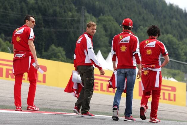 Austrian Grand Prix, Red Bull Ring 18 - 21 June 2015 Sebastian Vettel (GER), Scuderia Ferrari 18.06.2015. 