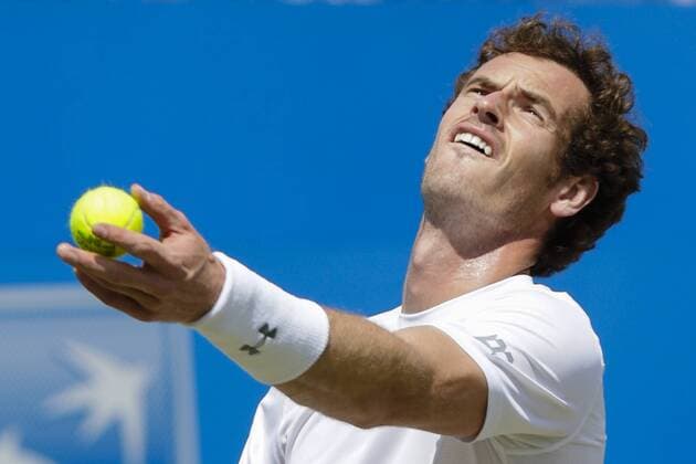 18.06.2015. London, England. Queens Aegon Championship Tennis. Andy Murray (GBR) versus Fernando Verdasco (ESP), 2nd round match. Top seed Andy Murray in action xCraigxMercerx  ActionPlus11632749