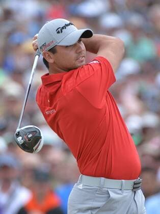 Jason Day tees off on the first hole of round one of the 115th U.S. Open Championship at Chambers Bay on June 18, 2015 in University Place, Washington.  SEA20150618285 KEVINxDIETSCH