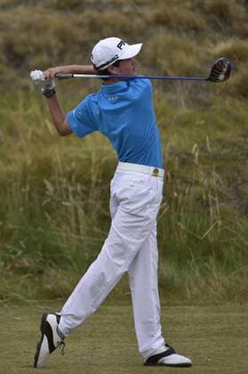 June 18, 2015..Cole Hammer hits a drive on the 11th tee during round 1 at the U.S. Open at Chambers Bay, University Place, Washington. . .George Holland Cal Media. PGA Golf Herren Tour 2015: US Open Round 1 JUN 18 - ZUMAch4_