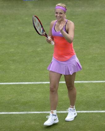 June 18, 2015: Magdalena Rybarikova (SVK) in action during her defeat by 8 Sabine Lisicki (GER) in their WomenÕs Singles Third Round match today - 8 Sabine Lisicki (GER) def Magdalena Rybarikova (SVK) 7-6(7) 6-4. TENNIS: JUN 18 Aegon Classic Birmingham Icon15061810 EDITORIAL USE ONLY