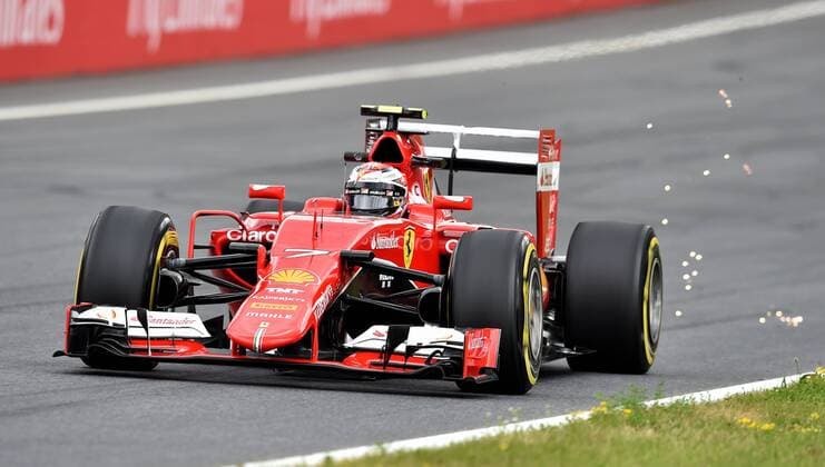 Aktuell Motorsport, Formel 1, GP Österreich in Spielberg FORMULA 1 - GP of Austria 2015 SPIELBERG,AUSTRIA,19.JUN.15 - MOTORSPORTS, FORMULA 1 - Grand Prix of Austria, Red Bull Ring, free practice. Image shows Kimi Raikkoenen (FIN Ferrari). GEPAxpictures xMichaelxRiedler