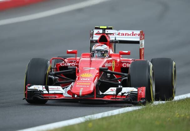 Aktuell Motorsport, Formel 1, GP Österreich in Spielberg FORMULA 1 - GP of Austria 2015 SPIELBERG,AUSTRIA,19.JUN.15 - MOTORSPORTS, FORMULA 1 - Grand Prix of Austria, Red Bull Ring, free practice. Image shows Kimi Raikkoenen (FIN Ferrari). GEPAxpictures xHaraldxSteiner