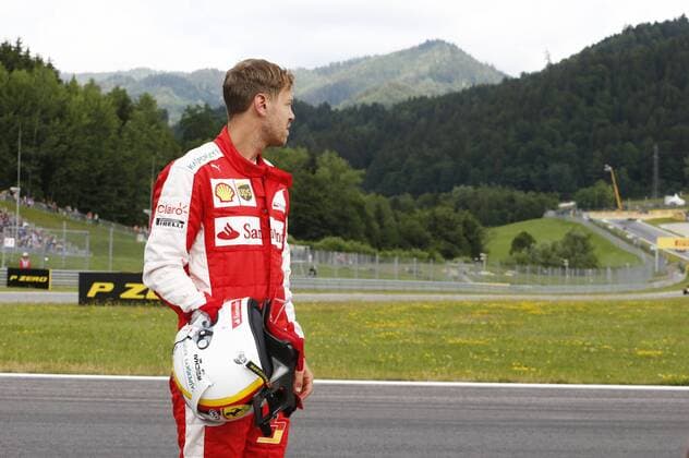 Motorsports: FIA Formula One World Championship WM Weltmeisterschaft 2015, Grand Prix of Austria, 5 Sebastian Vettel (GER, Scuderia Ferrari), xHOCHxZWEIx