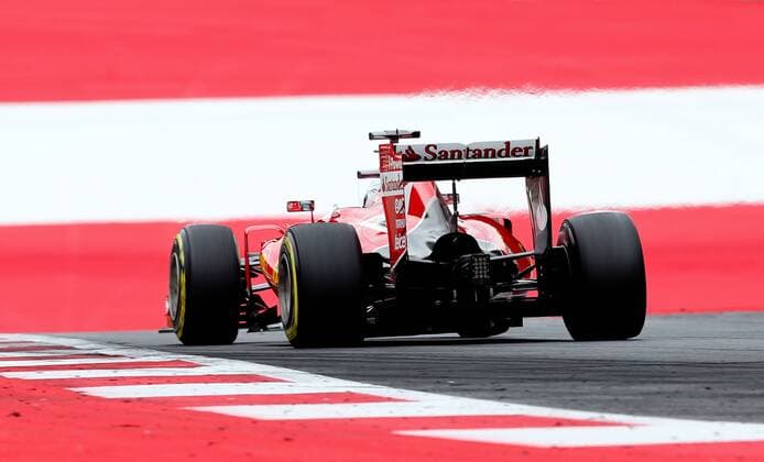FORMULA 1 - GP of Austria 2015 SPIELBERG,AUSTRIA,19.JUN.15 - MOTORSPORTS, FORMULA 1 - Grand Prix of Austria, Red Bull Ring, free practice. Image shows Sebastian Vettel (GER Ferrari). GEPAxpictures xChristianxWalgram