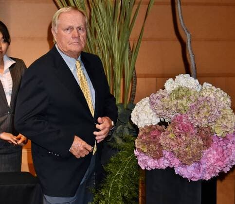 Aktuell Golf, Jack Nicklaus PK in Tokio Jack Nicklaus attends the press conference PK Pressekonferenz for Tokyo Classic Club launch in Tokyo, Japan, on June 19, 2015. He designs for golf course of Tokyo Classic Club.  TKP2015061905 KEIZOxMORI