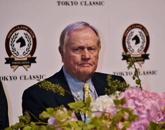 Aktuell Golf, Jack Nicklaus PK in Tokio Jack Nicklaus attends the press conference PK Pressekonferenz for Tokyo Classic Club launch in Tokyo, Japan, on June 19, 2015. He designs for golf course of Tokyo Classic Club.  TKP2015061911 KEIZOxMORI