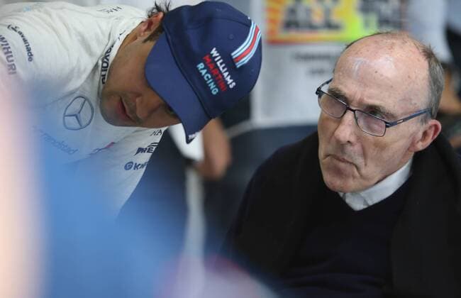 FORMULA 1 - GP of Austria 2015 SPIELBERG,AUSTRIA,19.JUN.15 - MOTORSPORTS, FORMULA 1 - Grand Prix of Austria, Red Bull Ring, free practice. Image shows Felipe Massa (BRA Williams F1) and team owner Frank Williams (Williams). GEPAxpictures xAndreasxPranter