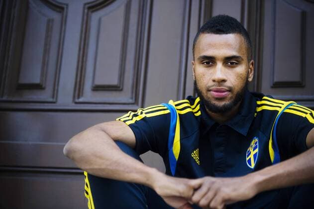 Aktuell Fußball, U21 EM, Fotoshooting Nationalteam Schweden June 19, 2015 - Brno: Isaac Kiese Thelin - Fussball, U21 EM, Pressetermin Nationalteam Schweden.  - ZUMAb138