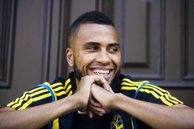 Aktuell Fußball, U21 EM, Fotoshooting Nationalteam Schweden June 19, 2015 - Brno: Isaac Kiese Thelin - Fussball, U21 EM, Pressetermin Nationalteam Schweden.  - ZUMAb138