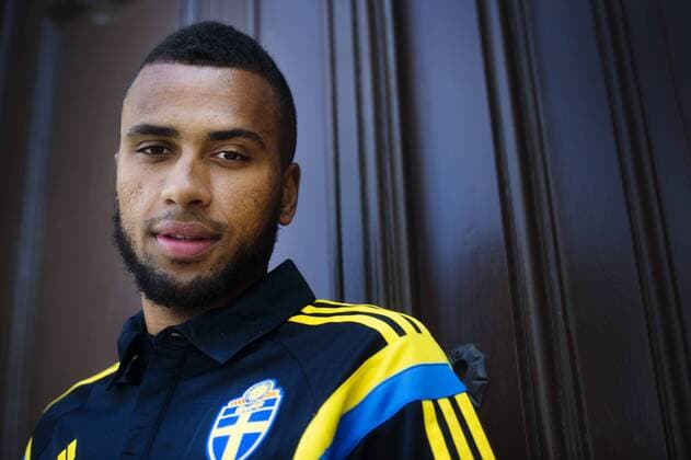 Aktuell Fußball, U21 EM, Fotoshooting Nationalteam Schweden June 19, 2015 - Brno: Isaac Kiese Thelin - Fussball, U21 EM, Pressetermin Nationalteam Schweden.  - ZUMAb138