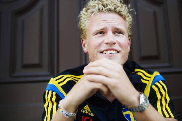 Aktuell Fußball, U21 EM, Fotoshooting Nationalteam Schweden June 19, 2015 - Brno: Oscar Hiljemark - Fussball, U21 EM, Pressetermin Nationalteam Schweden.  - ZUMAb138