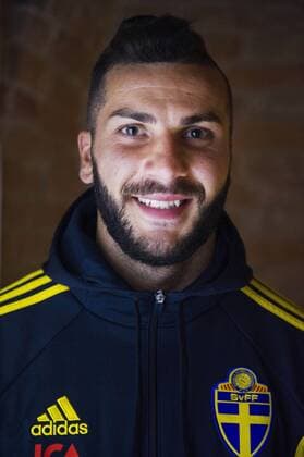 Aktuell Fußball, U21 EM, Fotoshooting Nationalteam Schweden June 19, 2015 - Brno: Mikael Ishak - Fussball, U21 EM, Pressetermin Nationalteam Schweden.  - ZUMAb138