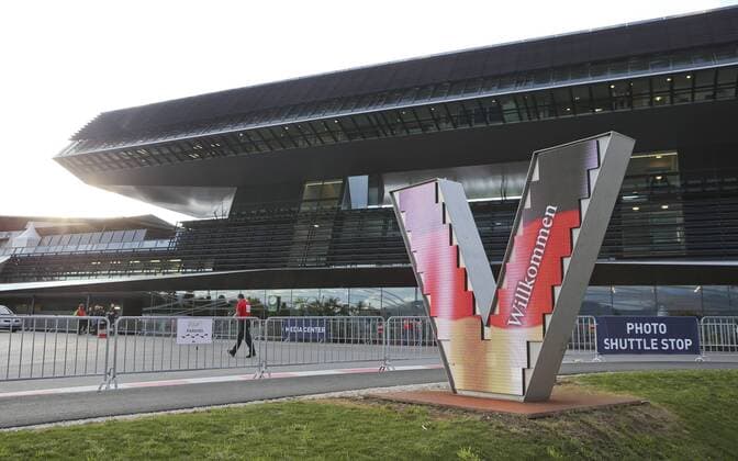 FORMULA 1 - GP of Austria 2015 SPIELBERG,AUSTRIA,19.JUN.15 - MOTORSPORTS, FORMULA 1 - Grand Prix of Austria, Red Bull Ring, free practice. Image shows the Voest Alpine Wing. GEPAxpictures xWolfgangxGrebien