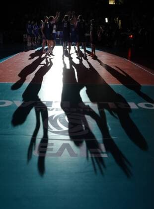 Czech players prior to the match of the group D of the Volleyball World League Czech Republic vs France in Ceske Budejovice, Czech Republic, June 19, 2015. (CTKxPhoto VaclavxPancer) CTKPhotoP201506190858801  VPC_01