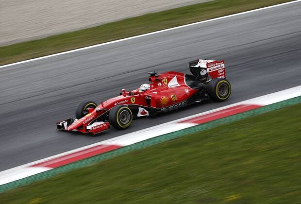 Motorsports: FIA Formula One World Championship WM Weltmeisterschaft 2015, Grand Prix of Austria, 5 Sebastian Vettel (GER, Scuderia Ferrari), xHOCHxZWEIx