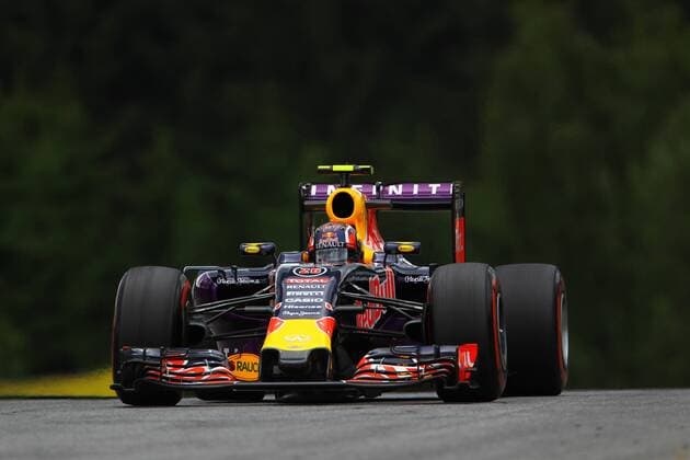 June 19, 2015 - Spielberg, Austria - DANIIL KVYAT of Russia and Infiniti Red Bull Racing drives during practice session of the 2015 Formula 1 Austrian Grand Prix at the Red Bull Ring in Spielberg, Austria. F1 2015 - Austrian Grand Prix - Practice - ZUMAg147