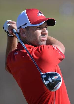 Sergio Garcia of Spain tees off on the 10th hole in the second round of the 115th U.S. Open Championship at Chambers Bay on June 19, 2015 in University Place, Washington.  SEA20150619067 KEVINxDIETSCH