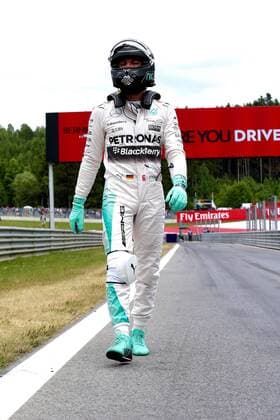 Nico Rosberg; Mercedes Grand Prix, nach Dreher und verpasster Pole zur Box, formula 1 GP, Austria in Spielberg, 20.06.2015 Photo:mspb Jerry Andre Nico Rosberg; nach Dreher und verpasster Pole zur Box, formula 1 GP, Austria