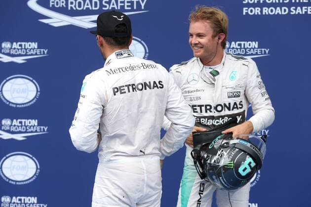 Motorsports: FIA Formula One World Championship WM Weltmeisterschaft 2015, Grand Prix of Austria, 44 Lewis Hamilton (GBR, Mercedes AMG Petronas Formula One Team), 6 Nico Rosberg (GER, Mercedes AMG Petronas Formula One Team), xHOCHxZWEIx