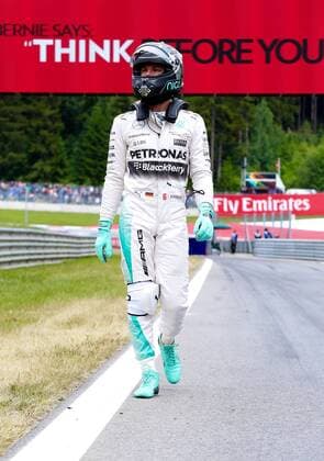 ROSBERG Nico F1 Team Mercedes AMG in der letzten Kurve rausgeflogen Formel 1 Grand Prix von Oesterreich 2015 in Spielberg am 20. Juni 2015 