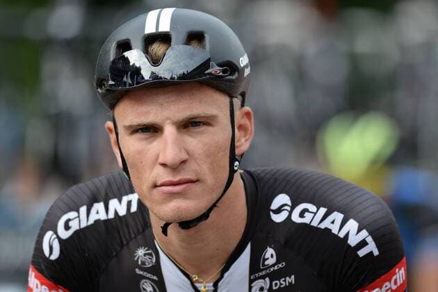- LA GILEPPE, BELGIUM: German Marcel Kittel of Team Giant-Alpecin crosses the finish line at the fourth stage of the Ster ZLM Tour cycling race, 186,7 km from Verviers to La Gileppe, Saturday 20 June 2015. DAVIDxSTOCKMAN  x04646892x
