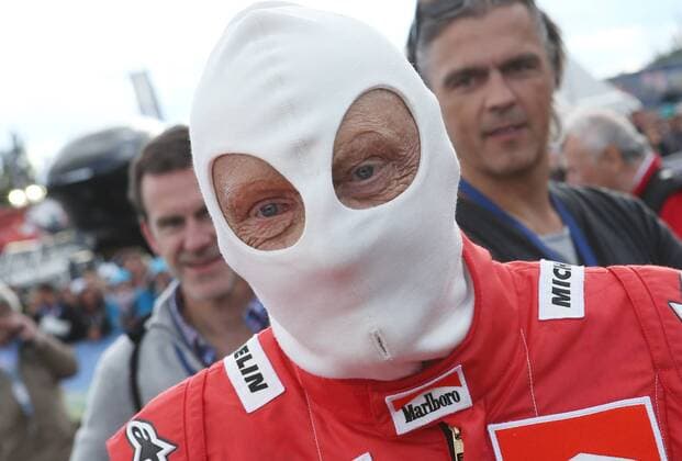 FORMULA 1 - GP of Austria 2015 SPIELBERG,AUSTRIA,20.JUN.15 - MOTORSPORTS, FORMULA 1 - Grand Prix of Austria, Red Bull Ring, legends race. Image shows chairman of the advisory board Niki Lauda (Mercedes GP). GEPAxpictures xAndreasxPranter