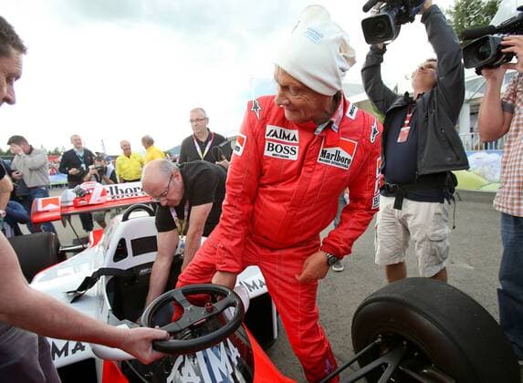FORMULA 1 - GP of Austria 2015 SPIELBERG,AUSTRIA,20.JUN.15 - MOTORSPORTS, FORMULA 1 - Grand Prix of Austria, Red Bull Ring, legends race. Image shows Niki Lauda. GEPAxpictures xChristianxWalgram