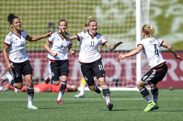 June 20, 2015 - Ottawa, Kanada - 150620 Anja Mittag - Achtelfinale WM - GER - SWE - Frauenfussball Damen Fussball - ..Foto: CarlSandin BILDBYRAN kod CS 57697 News - June 20, 2015  - ZUMAb138