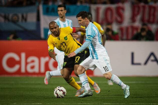 Argentina-Jamaica VINA DEL MAR, CHILE - 06 20 2015: X JAMAICA ARGENTINA - Argentina& 39;s Lionel Messi during the match between Argentina-Jamaica, valid for the third round of the first phase of group B Copa America 2015 held at the Estadio Sausalito. (Photo: Marcelo Machado de Melo FotoArena)  MarceloxMachadoxdexMelo