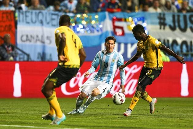 Argentina-Jamaica VINA DEL MAR, CH - 06 20 2015: ARGENTINA X JAMAICA - Photos during the match between Argentina-Jamaica held at Estadio Sausalito, Vina Del Mar in Group B of the Copa America. (Photo: Carlos Ezequiel Vannoni FotoArena).  CarlosxEzequielxVannoni