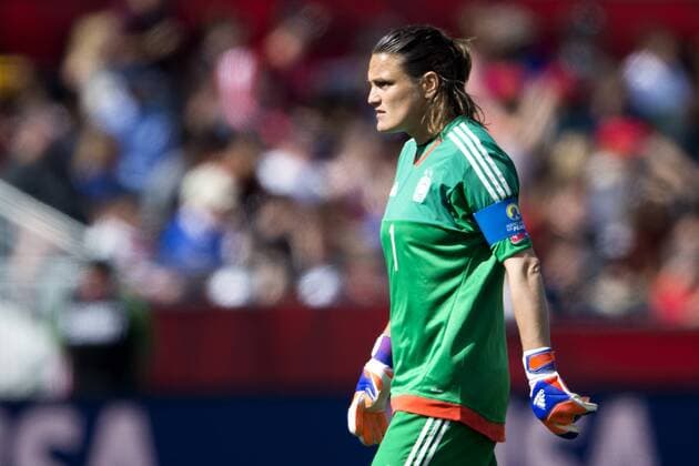 June 20, 2015 - Ottawa, Kanada - 150620 Nadine Angerer - WM Achtelfinale - GER - SWE - Fussball Frauenfussball Damen - ..Foto: CarlSandin BILDBYRAN kod CS 57697 News - June 20, 2015  - ZUMAb138