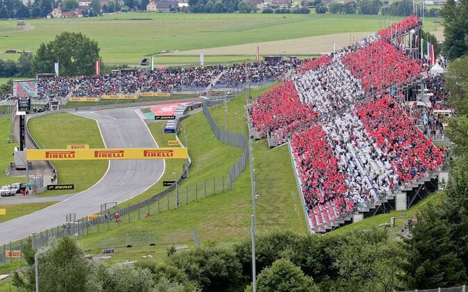 FORMULA 1 - GP of Austria 2015 SPIELBERG,AUSTRIA,21.JUN.15 - MOTORSPORTS, FORMULA 1 - Grand Prix of Austria, Red Bull Ring. Image shows the stands. GEPAxpictures xChristianxWalgram