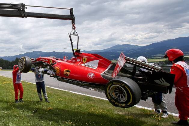 FORMULA 1 - GP of Austria 2015 SPIELBERG,AUSTRIA,21.JUN.15 - MOTORSPORTS, FORMULA 1 - Grand Prix of Austria, Red Bull Ring. Image shows the car of Kimi Raikkoenen (FIN Ferrari). GEPAxpictures xChristianxWalgram