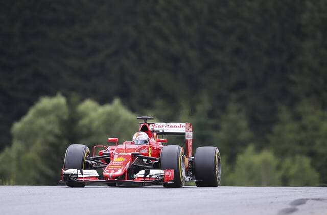 FORMULA 1 - GP of Austria 2015 SPIELBERG,AUSTRIA,21.JUN.15 - MOTORSPORTS, FORMULA 1 - Grand Prix of Austria, Red Bull Ring. Image shows Sebastian Vettel (GER Ferrari). GEPAxpictures xWolfgangxGrebien