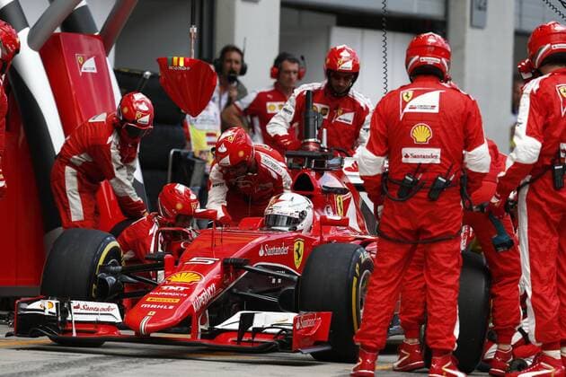 Motorsports: FIA Formula One World Championship WM Weltmeisterschaft 2015, Grand Prix of Austria, 5 Sebastian Vettel (GER, Scuderia Ferrari), xHOCHxZWEIx