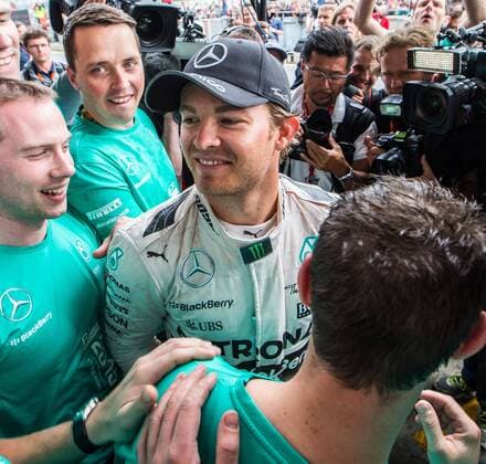 21.06.2015, Red Bull Ring, Spielberg, AUT, FIA, Formel 1, Grosser Preis von Oesterreich, Rennen, im Bild 1. Platz Nico Rosberg, (GER, Mercedes AMG Petronas F1 Team) during the Race of the Austrian Formula One Grand Prix at the Red Bull Ring in Spielberg, Austria, 2015 06 21,  EX_ANG  