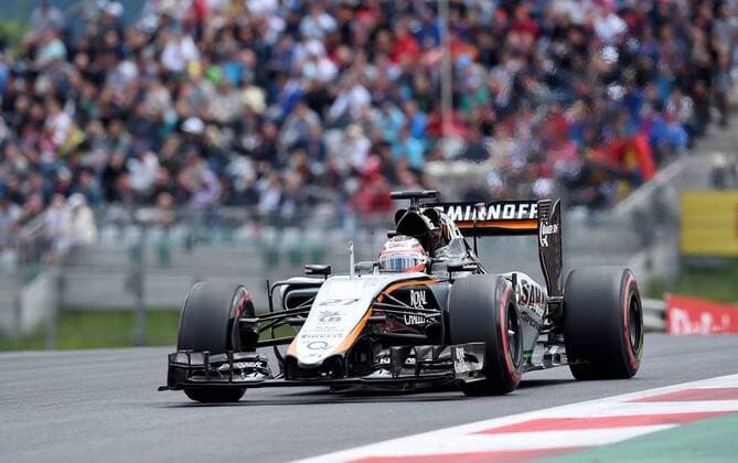 FORMULA 1 - GP of Austria 2015 SPIELBERG,AUSTRIA,21.JUN.15 - MOTORSPORTS, FORMULA 1 - Grand Prix of Austria, Red Bull Ring. Image shows Nico Huelkenberg (GER Force India). GEPAxpictures xMichaelxRiedler