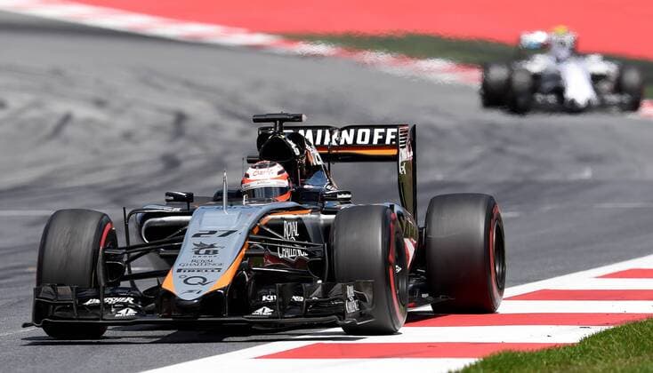 FORMULA 1 - GP of Austria 2015 SPIELBERG,AUSTRIA,21.JUN.15 - MOTORSPORTS, FORMULA 1 - Grand Prix of Austria, Red Bull Ring. Image shows Nico Huelkenberg (GER Force India). GEPAxpictures xMichaelxRiedler